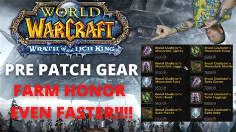 This change will be coming with a hotfix very soon. . Wotlk honor gear costs